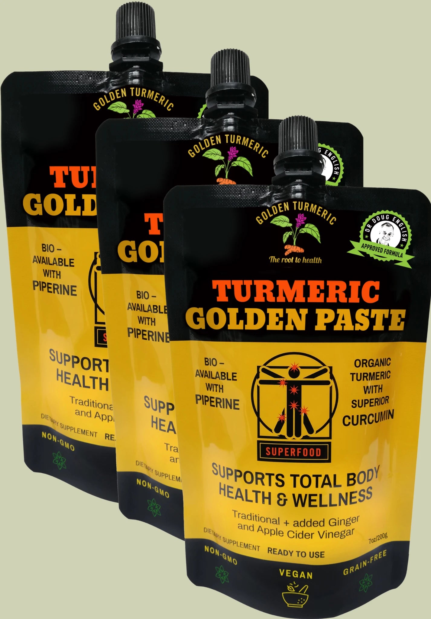 Turmeric Golden Paste Original manufactured by Golden Turmeric
